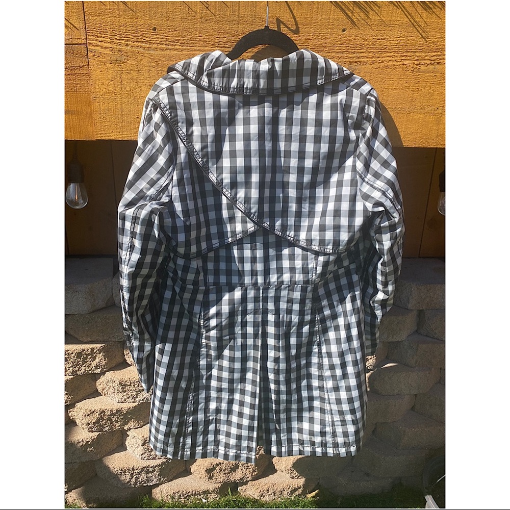 Laundry by Shelli Segal-Sz L black & white coat - Picture 2 of 7